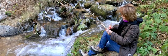 EL ESPACIO DE TRABAJO DE MARÍA RUBIO CERRO, pintora